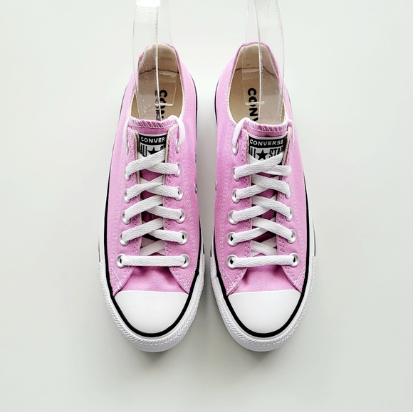 Converse CTAS OX Peony Pink White Black Youth 3 - Picture 3 of 6